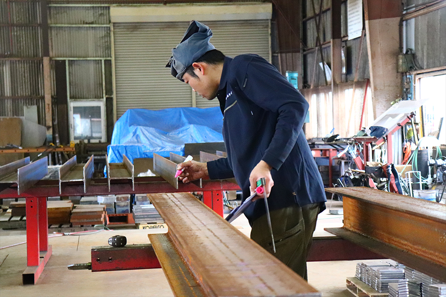 02規模の大きい製缶を経験できる